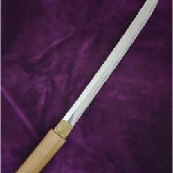Sabre Japonais, magnifique : WAKIZASHI par Jumyo, en SHIRASAYA (16e si&egrave;cle !! - fin Muromachi)