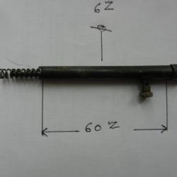 pi&egrave;ce d&eacute;tach&eacute;e de fixation du garde main pour ancien fusil de chasse