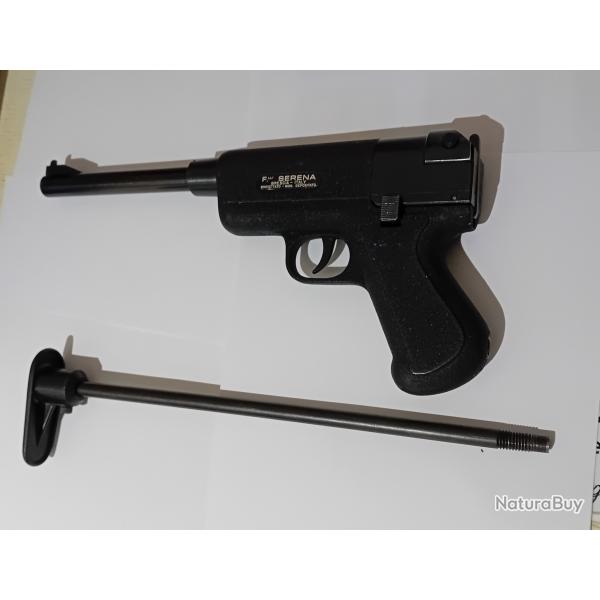 Tres Rare a la vente Pistolet Serena(dit de Braconnier)avec crosse calibre 410 Magnum(Voir Photos)