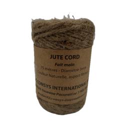 Corde de Jute 75 m&egrave;tres - 3mm