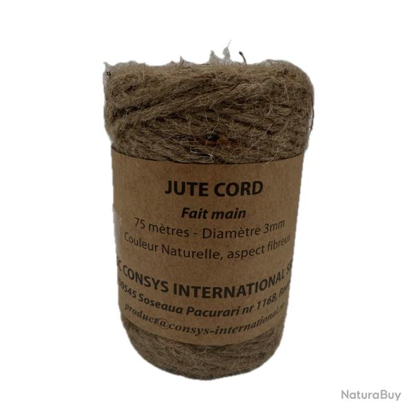 Corde de Jute 75 m�tres - 3mm