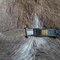 Vintage New in Box Al-mar medium SERE Folding knife.