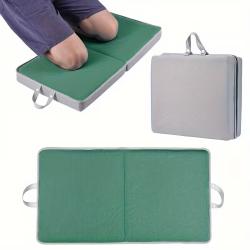 Tapis de Protection Genoux Pliable Gris Vert Multi-Usage Jardinage Yoga Stand de Tir Maison
