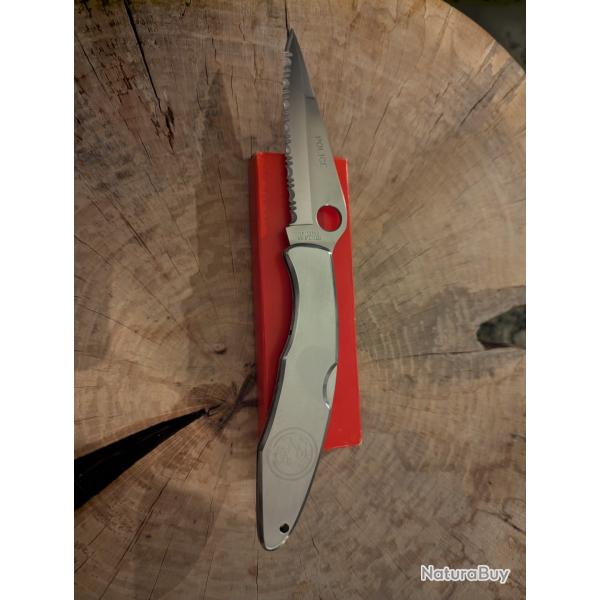 Vintage Rare Spyderco Police with US Navy SEAL Team 2 logo.