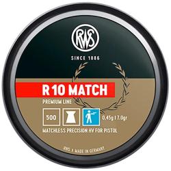 Plombs cal.4,5mm RWS R10 MATCH (0.45gr) x10000