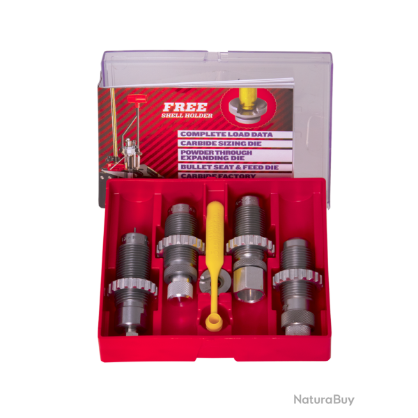 Jeux de 4 outils carbure Deluxe LEE pour calibres 380 AUTO