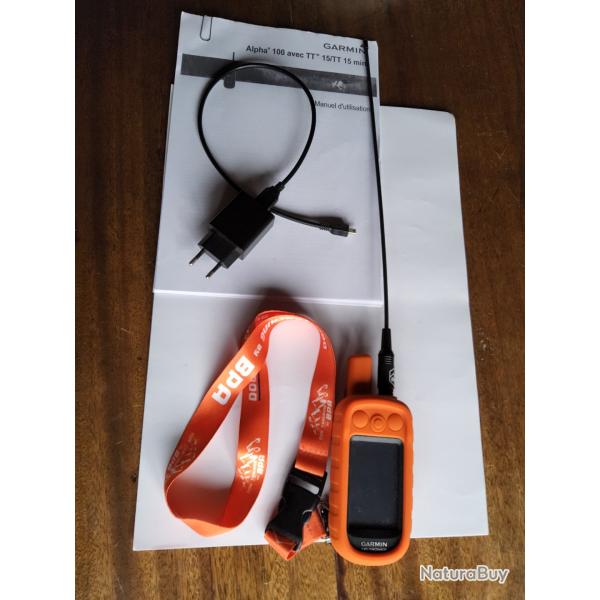 Vends Garmin Alpha 100 (francais) avec coque protection,antenne 40 cm,chargeur,dragonne ,r�vis�,