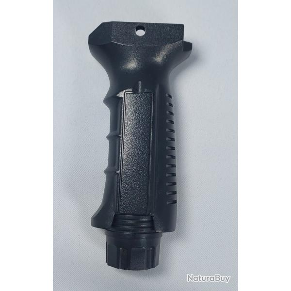 Poign�e grip avant RIS FIXE avec emplacements pour interrupteurs d�port�s FACTICES