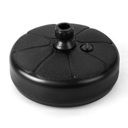 Base de parasol ext&eacute;rieure 37 x 19 cm capacit&eacute; de 9,5 L d'eau stockable transport facile en HDPE no