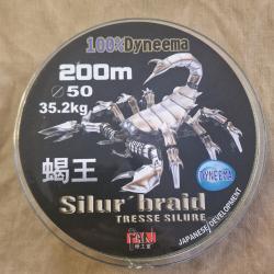 Tresse PAN SILUR'BRAID 35,2kg 200m - HILMAR SUPER DESTOCK !!!