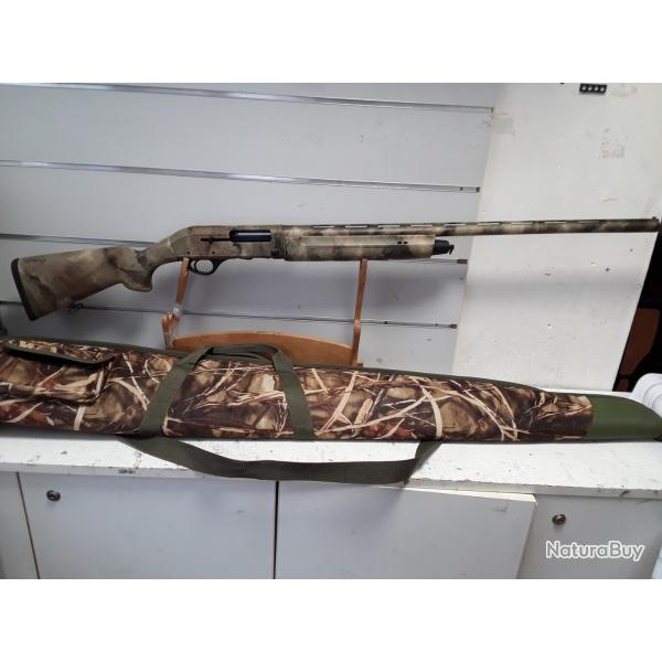 Fusil semi-automatique Hatsan escort migrateur cal.12/89 camo can.76cm + fourreau