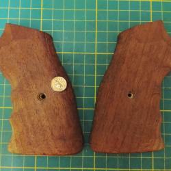 Jeu de plaquettes de crosse revolver