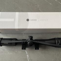 Lunette HAWKE VANTAGE 4-12x40 AO Mil Dot + montage + bo&icirc;te - Tr&egrave;s bon &eacute;tat