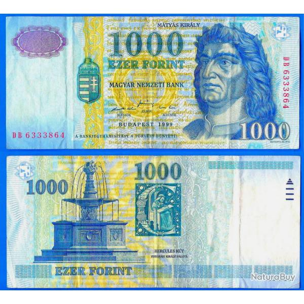 Hongrie 1000 Forint 1999 Magyar Nemzeti Bank Matyas Kiraly