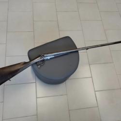 Juxtapos&eacute; calibre 16 &agrave; chiens ext&eacute;rieurs. Percussions Centrales.