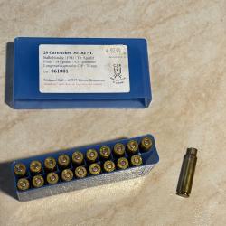 !!! Rare !!! 20 &eacute;tuis amorc&eacute;s calibre 30-284 Winchester