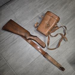 Crosse avec sangle MAS 49/56 et &eacute;tui cuir apx806 jus