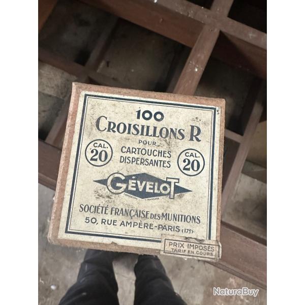 Lot de 100 Croisillons cal 20