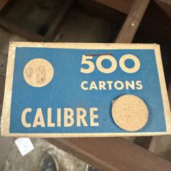 Lot de 500 carton  cal 20