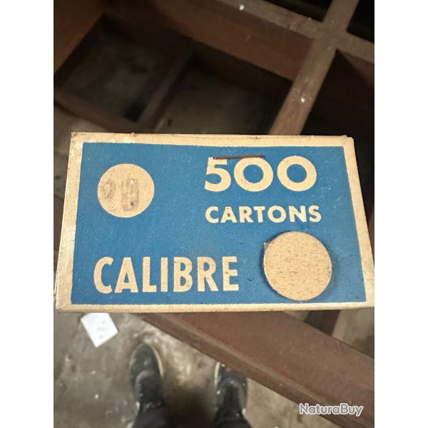 Lot de 500 carton  cal 20