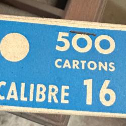 Lot de 500 carton  glac&eacute;e cal 16