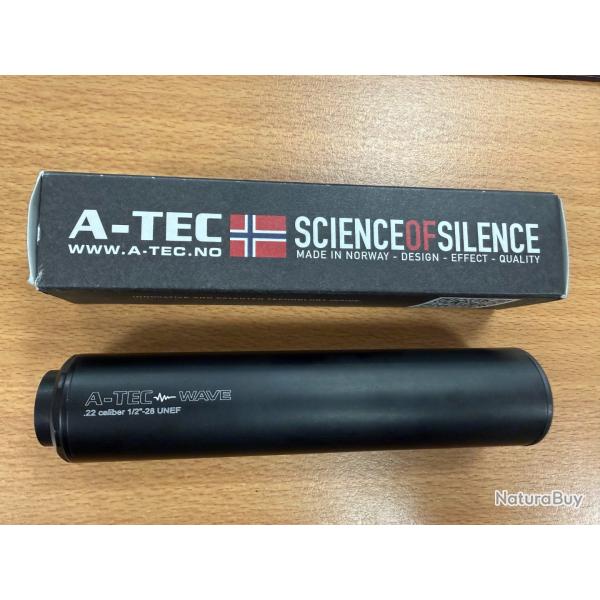 SILENCIEUX A-TEC WAVE CAL22LR 1/2X28 GARANTIE 1 ANS