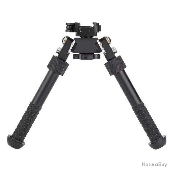 Bipied tactique picatinny en aluminium sur rotule � d�gagement rapide