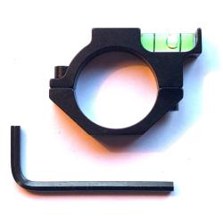 Collier avec niveau &agrave; bulle, diam&egrave;tre 25.4 mm, en aluminium