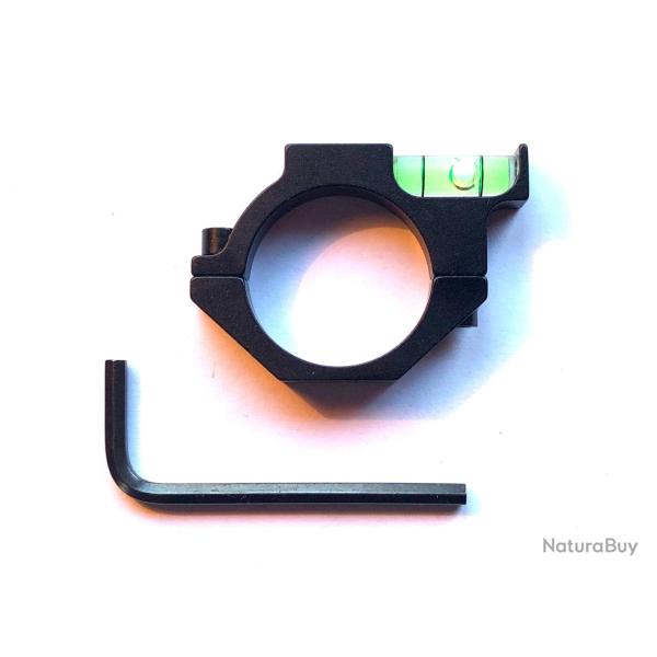 Collier avec niveau � bulle, diam�tre 25.4 mm, en aluminium