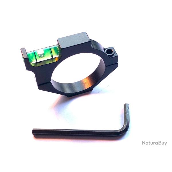 Collier avec niveau � bulle, diam�tre 30 mm, en aluminium