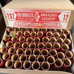 Douilles cal 12 cartoucherie fran&ccedil;aise