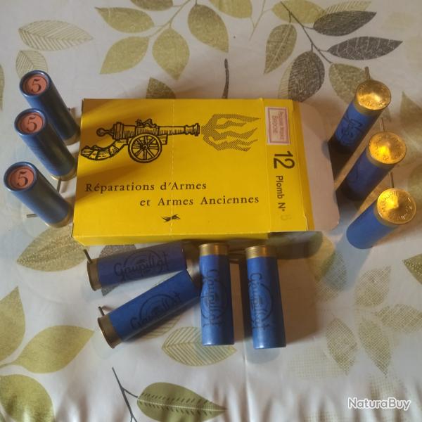 Bo�te de cartouches a broche Cal 12 aa