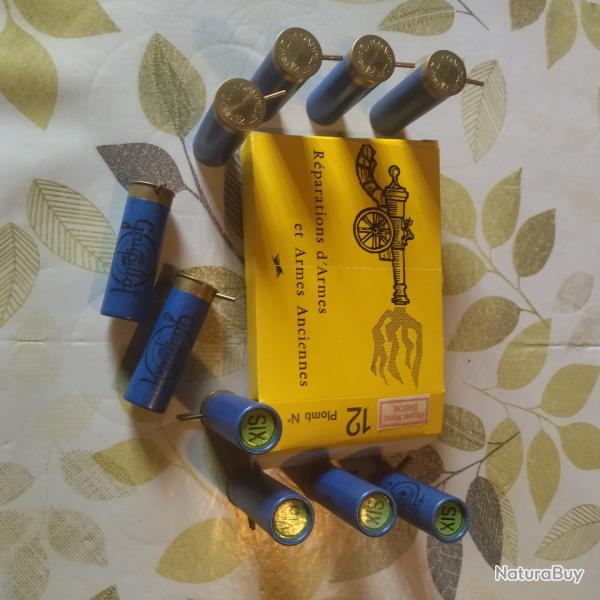 Bo�te de cartouches a broche Cal 12 bb