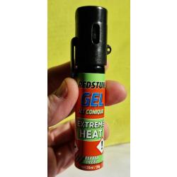 AEROSOL DE DEFENSE 20ML/26G GEL CS + POIVRE, capot noir