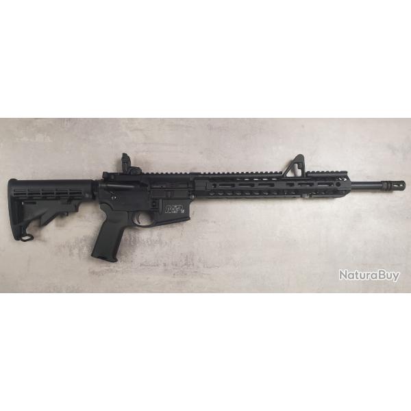 Carabine S&W M&P15 Sport II 16" Cal 5.56 Nato GARDE MAIN FLOTTANT MIDWEST INDUSTRIES 12.63"
