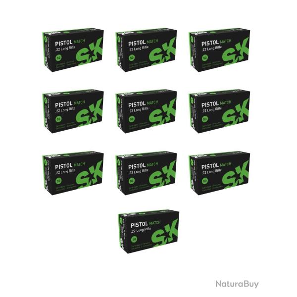 Munition Lapua SK Pistol Match cal.22lr par 500