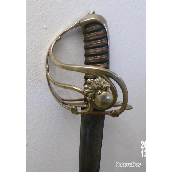 sabre � la montmorency chasseur - grenadier r�volution... � voir sans fourreau