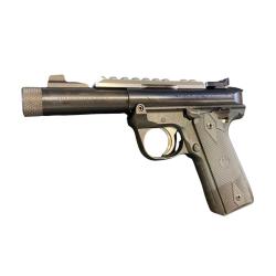 Pistolet RUGER cal.22lr mark IV 22/45 bronze 4.40" filet&eacute; 1/2x28 10 coups