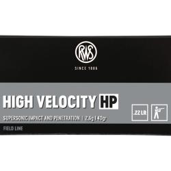 RWS High Velocity HP cal.22lr Field Line