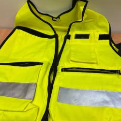 Gilet jaune fluorescent tactique