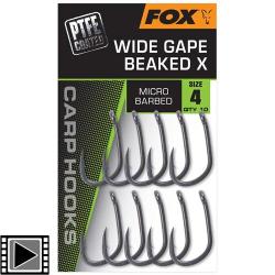 Hame&ccedil;on Fox Wide Gape Beaked X (par 10) n&deg; 4