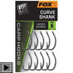 Hame&ccedil;on Fox Curve Shank (par 10) n&deg; 6
