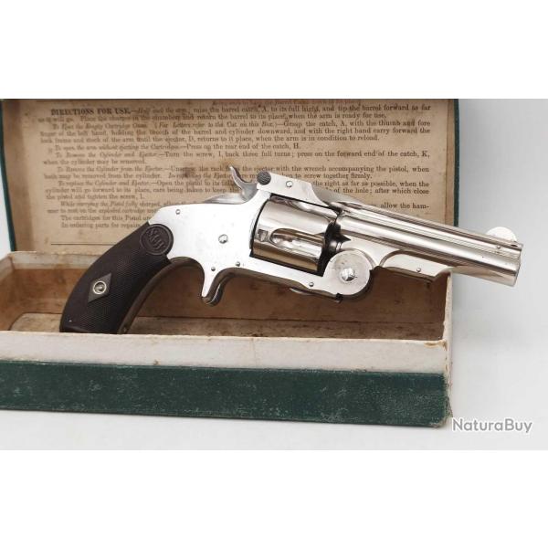 SMITH ET WESSON SINGLE ACTION REVOLVER 1875 BABY RUSSIAN FIRST MODEL 38 S&W - USA XIX� Categorie D
