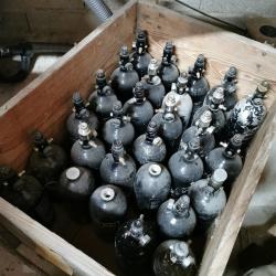 Lot 29 bouteilles 0l8 alu