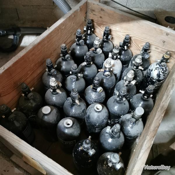 Lot 29 bouteilles 0l8 alu