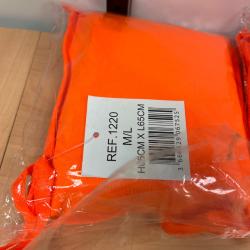 Lot de deux gilet de chasse orange percussions