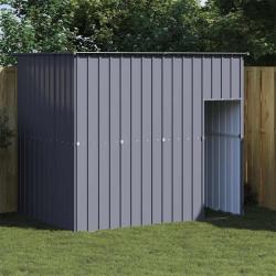 Niche pour chien avec toit anthracite acier galvanis&eacute;