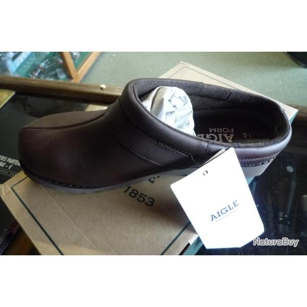 SABOT cuir aigle en 43