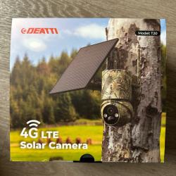 Pi&egrave;ge photo DEATTI T20 - Cam&eacute;ra de chasse 4G LTE -Solaire