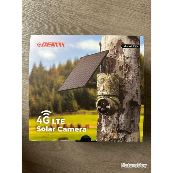 Pi�ge photo DEATTI T20 - Cam�ra de chasse 4G LTE -Solaire